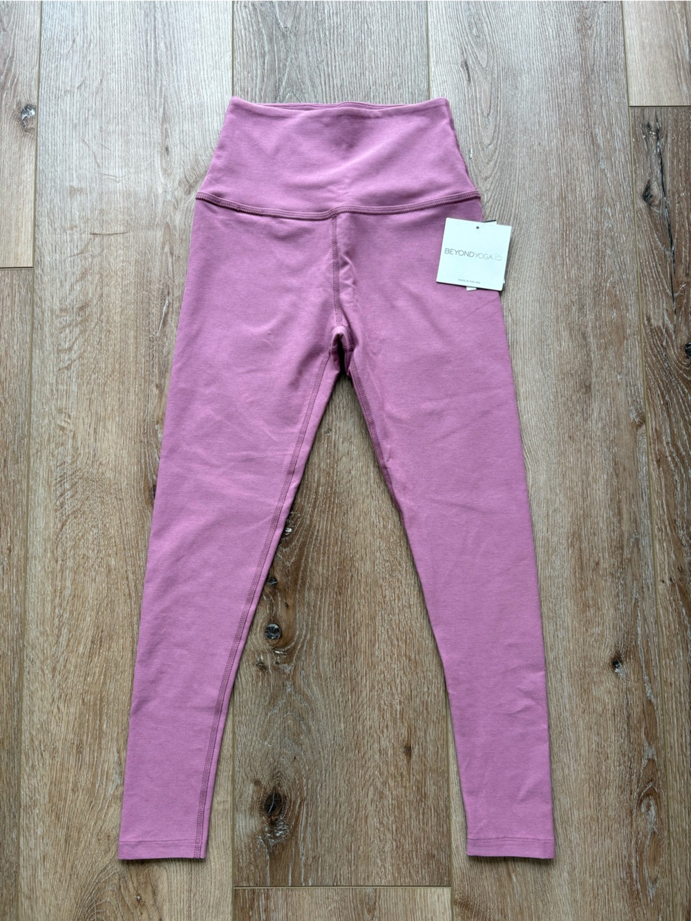 Beyond Yoga Dusty Rose High-Waist Leggings